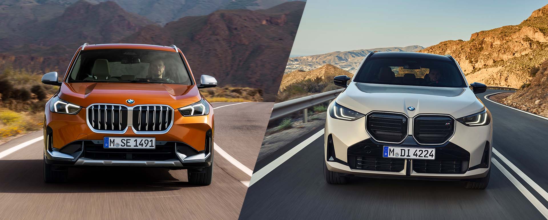 BMW X1 and BMW X3