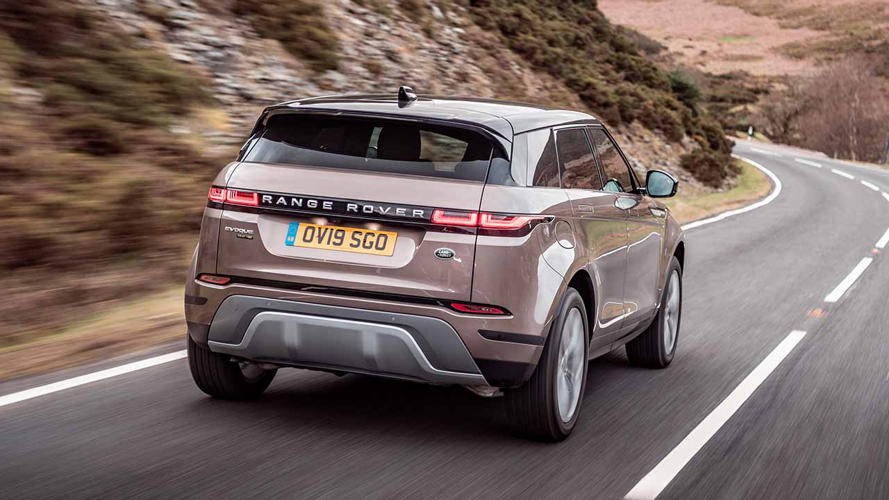 Range Rover Evoque Driving Rear