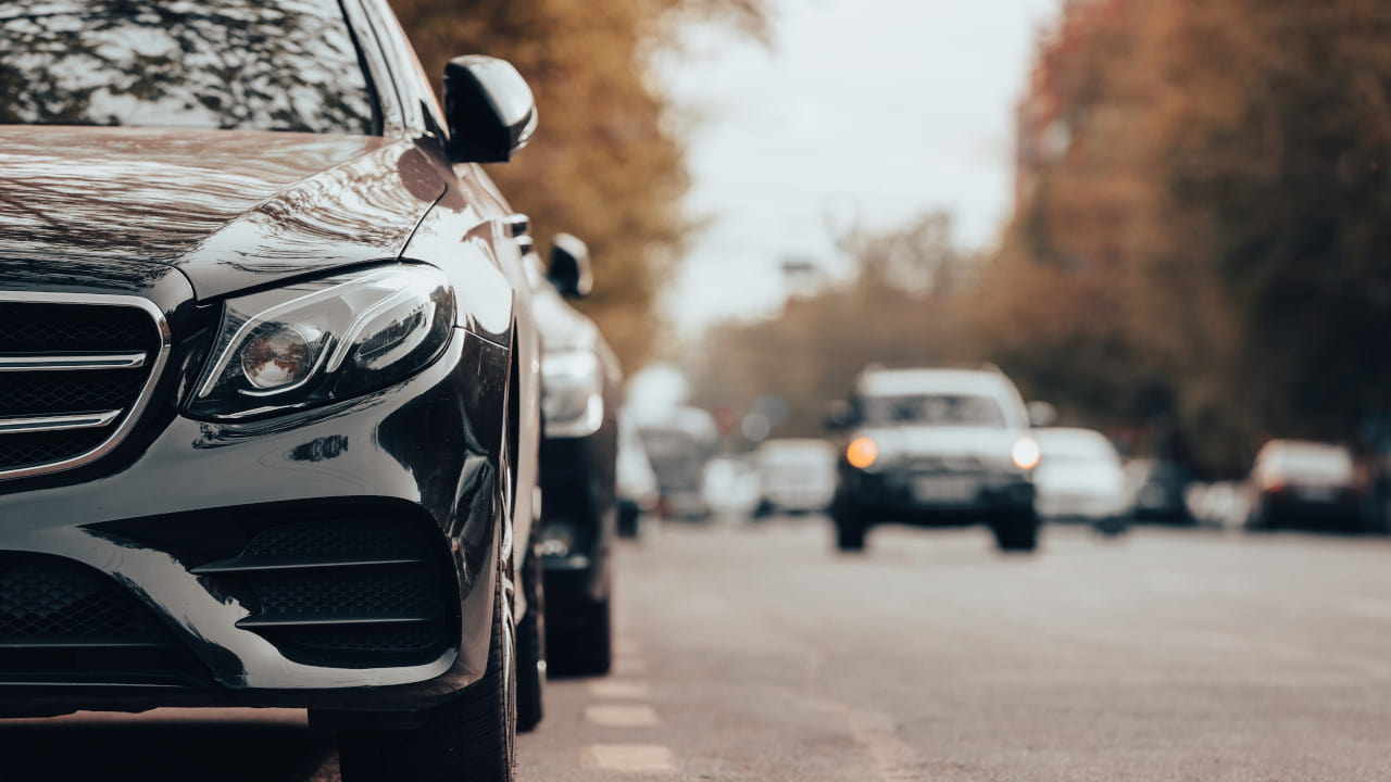 Car Parked on Right Hand Side of Road